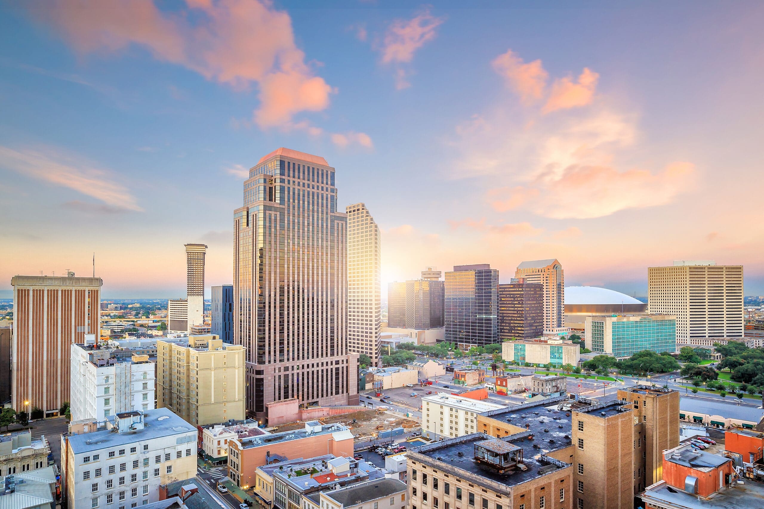 Downtown New Orleans, Louisiana, USA