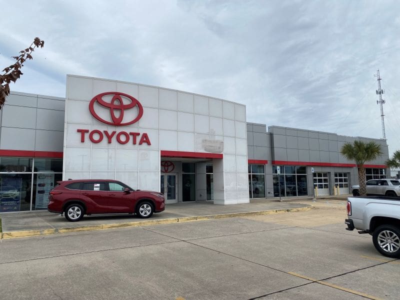 Toyota dealership exterior