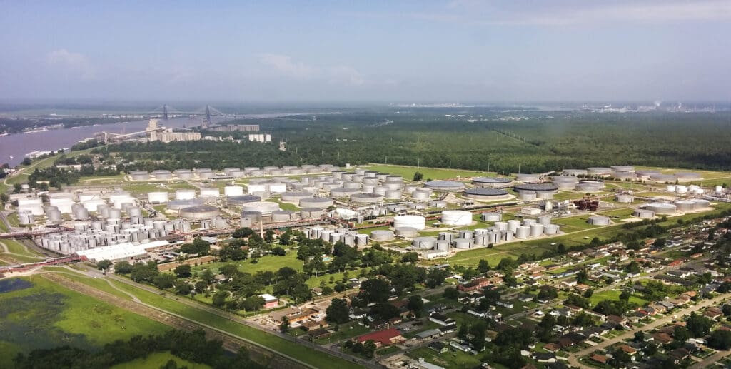 Industrial area of Baton Rouge, Oil Refinery, New Orleans